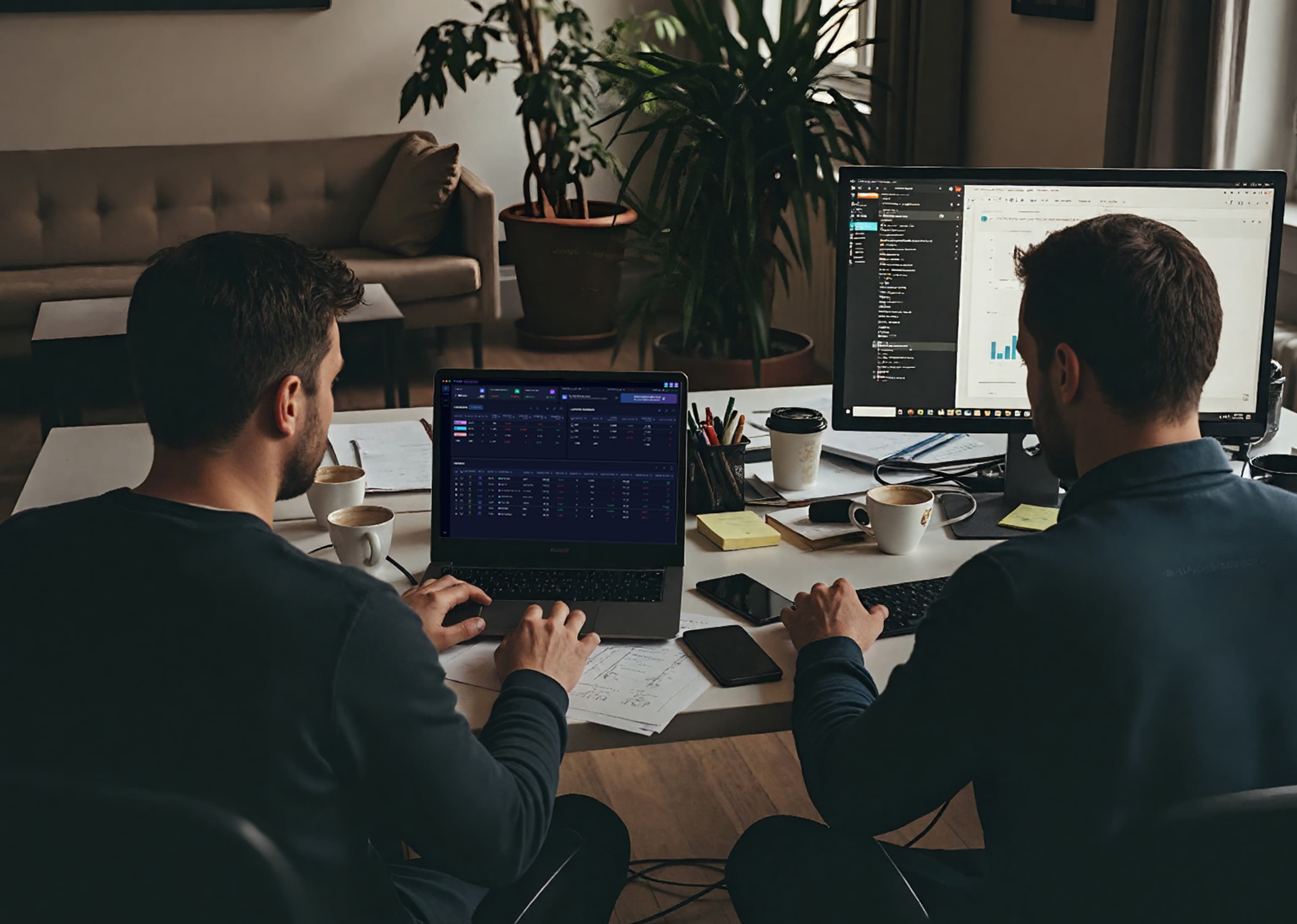 Founders building Tukhe